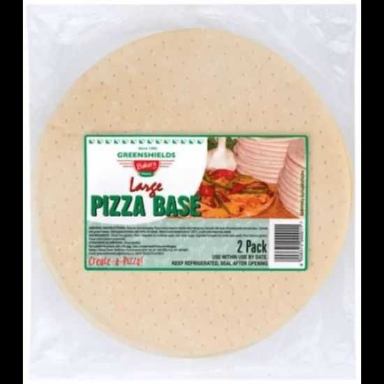 Picture of Pizza Bases Green Shields  (2 x 28cm)