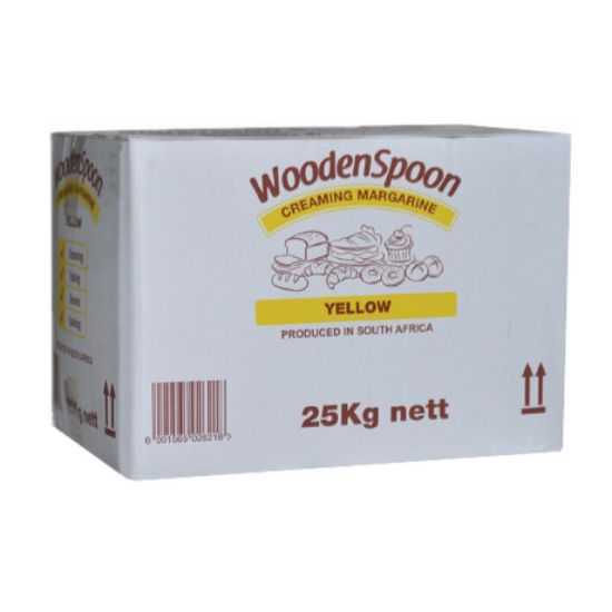 Picture of Margerine Wooden Spoon Yellow 25kg