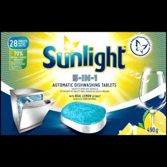Picture of Dishwasher Sunlight 5 in 1 (28's)