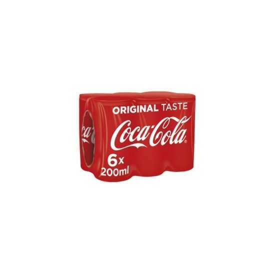 Picture of C/D Coke Can 6 x 200ml